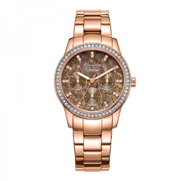 Alexandre Christie AC 2A65 Rosegold Brown BFBRGBO